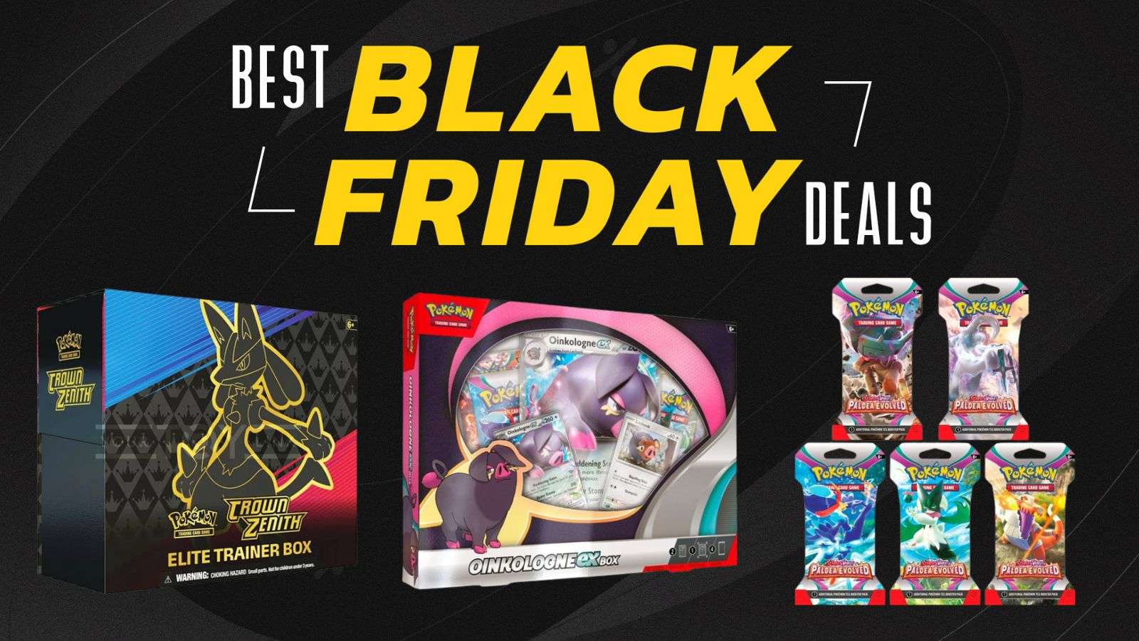 Pokémon Trainer Boxes, Booster Pack Sale for Black Friday