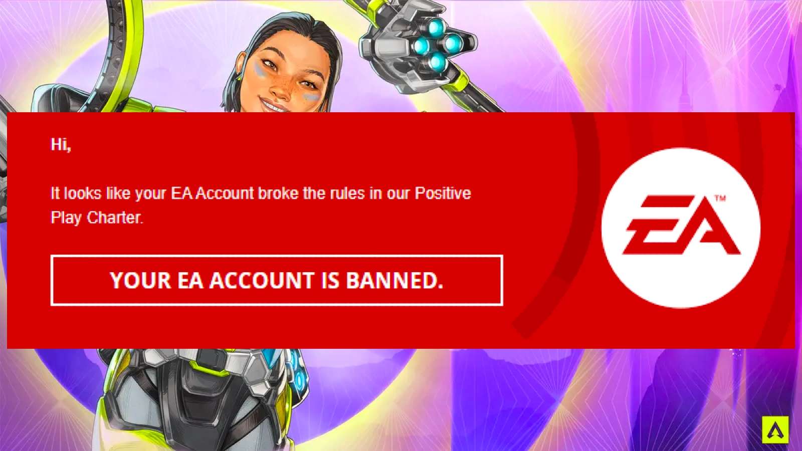 Apex Legends player apparently perma-banned from EA games for typing “stfu”  - Dexerto