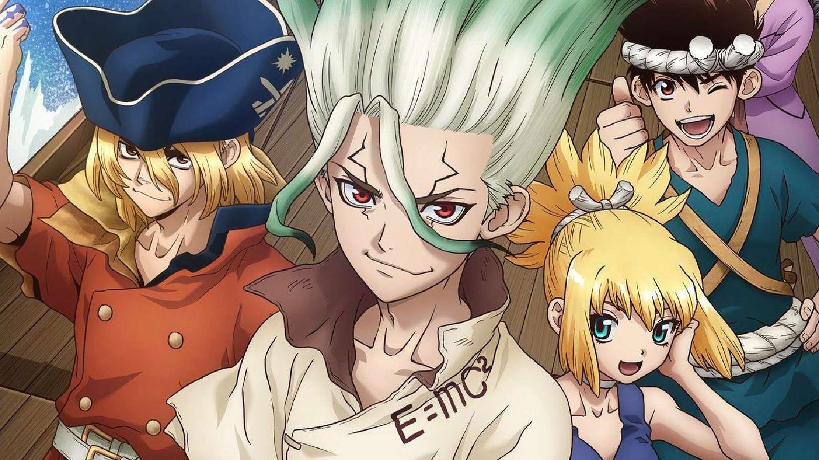 Dr. Stone official poster for Season 3