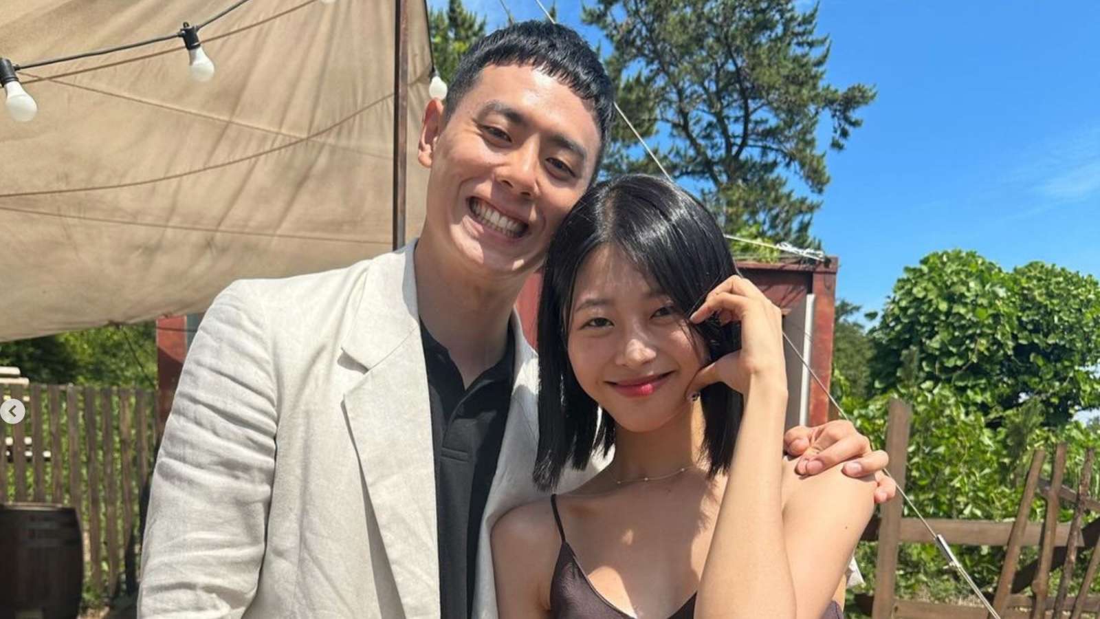 Gwan-hee and Hye-seon after Single's Inferno Season 3 finale.