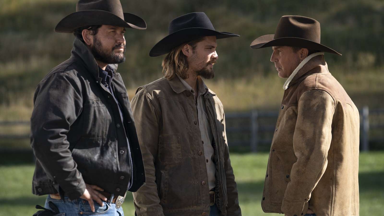 Rip, Kayce, and John Dutton in Yellowstone