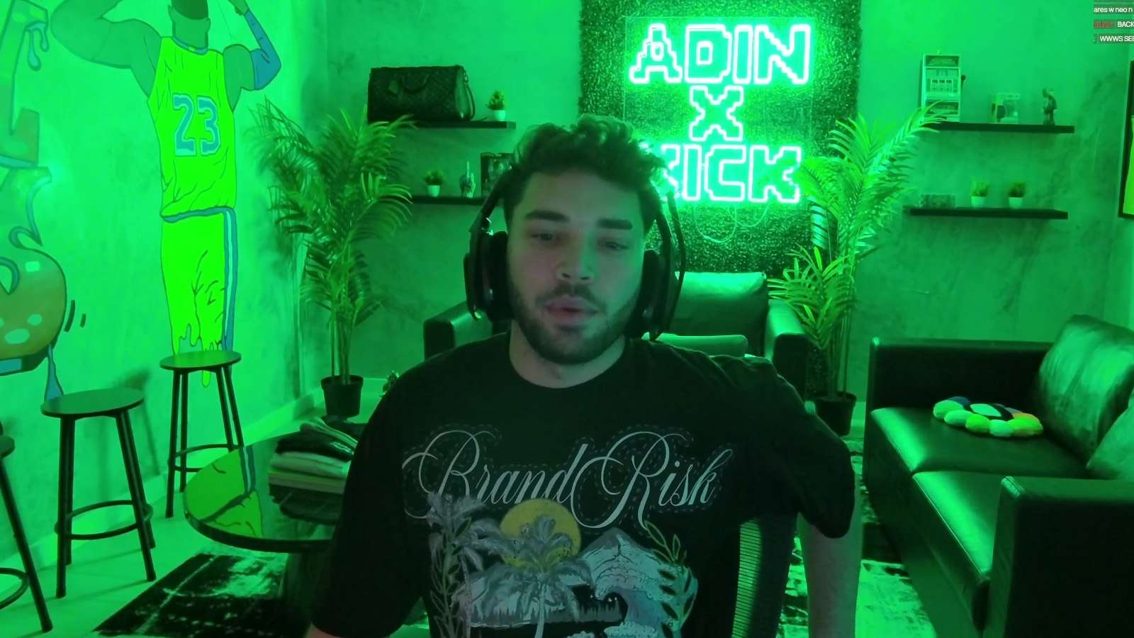 Adin Ross on stream on Kick