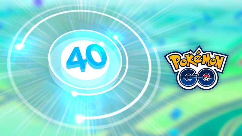 What happens when you hit level 40 in Pokemon GO?