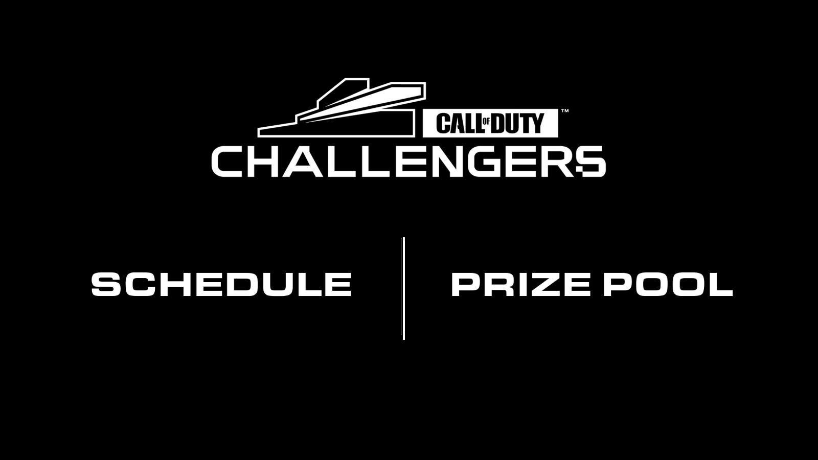 Call of Duty League Challengers Schedule and 1m event prizing