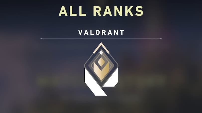You need around 40 Valorant ranked games to reach your rank
