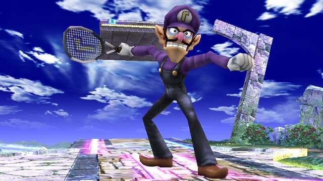 Waluigi in Smash