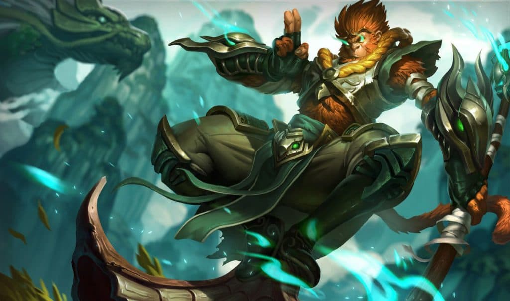 Jade Monkey Wukong in League of Legends