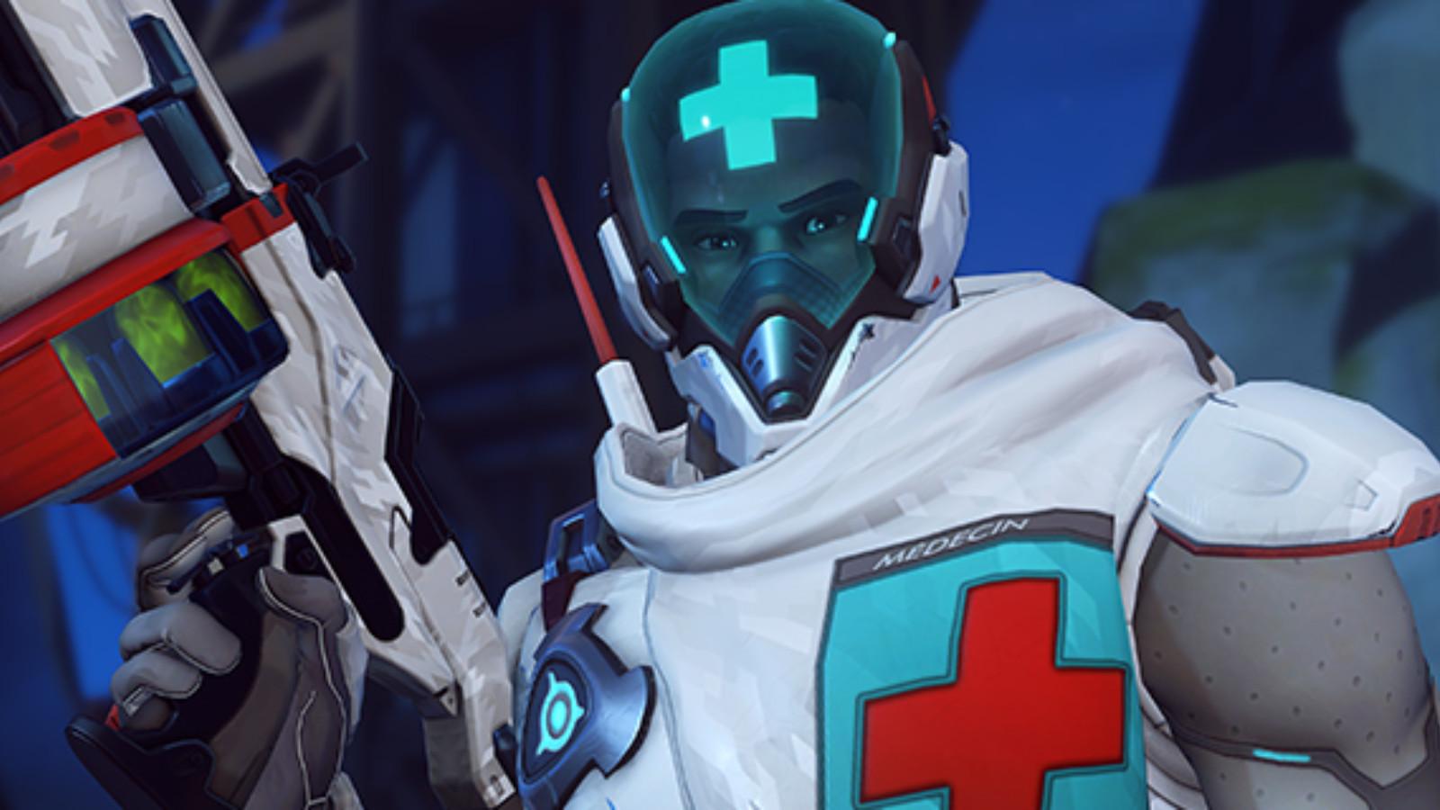 Baptiste in medic gear