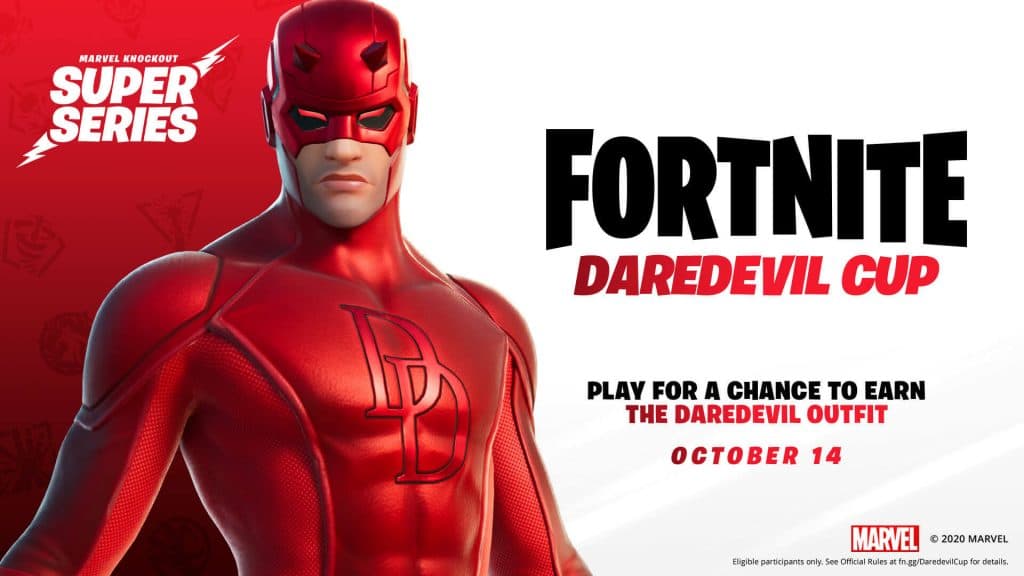 The new Daredevil skin is yours to own... if you can win the Marvel Knockout Super Series.