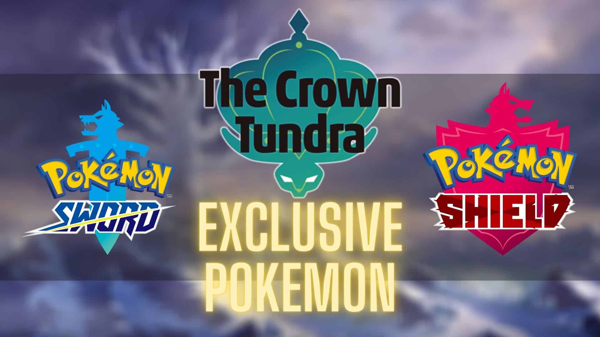 Pokémon Sword & Shield Crown Tundra Dynamax Adventures List