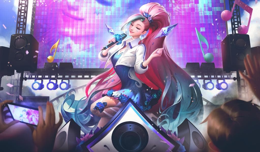 KDA All Out Seraphine Rising Star in League of Legends