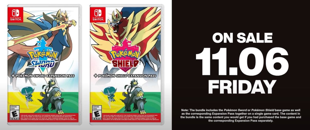 Pokemon Sword Shield Expansion Pass Bundle