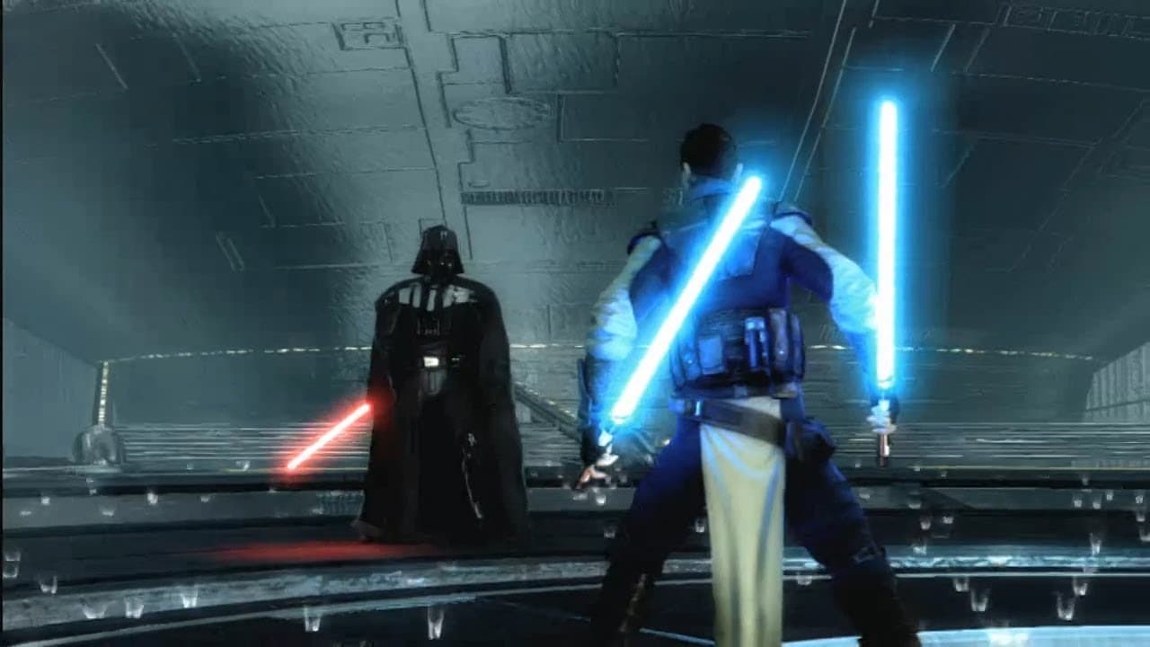 starkiller vs darth vader in force unleashed