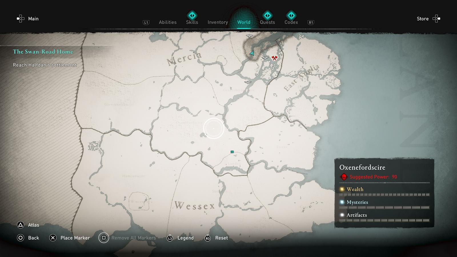 HOW BIG IS THE MAP in Assassin's Creed Valhalla? Walk Across England 