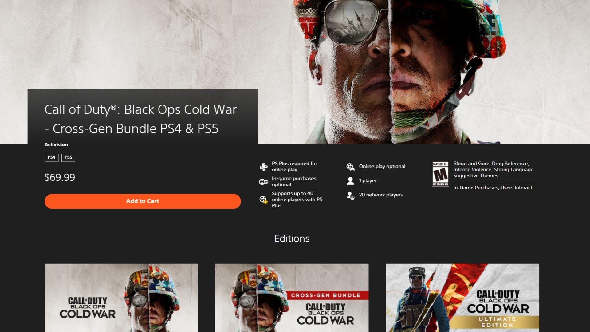 How to upgrade Black Ops Cold War from PS4 to PS5 - Dexerto