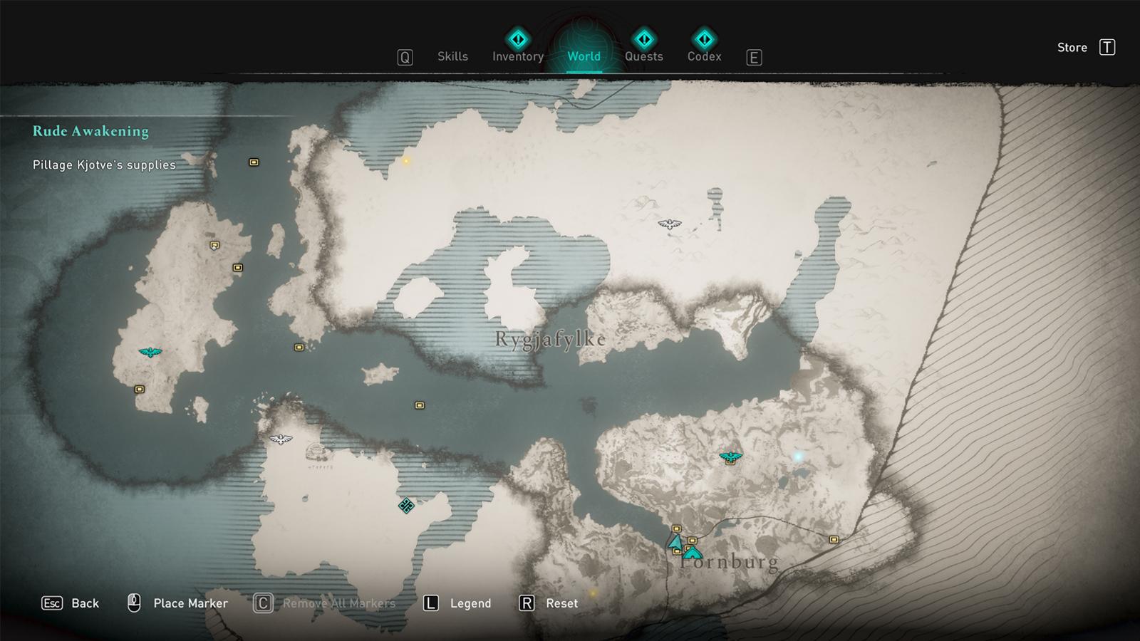 Assassin's Creed Valhalla: Rigjafylke map