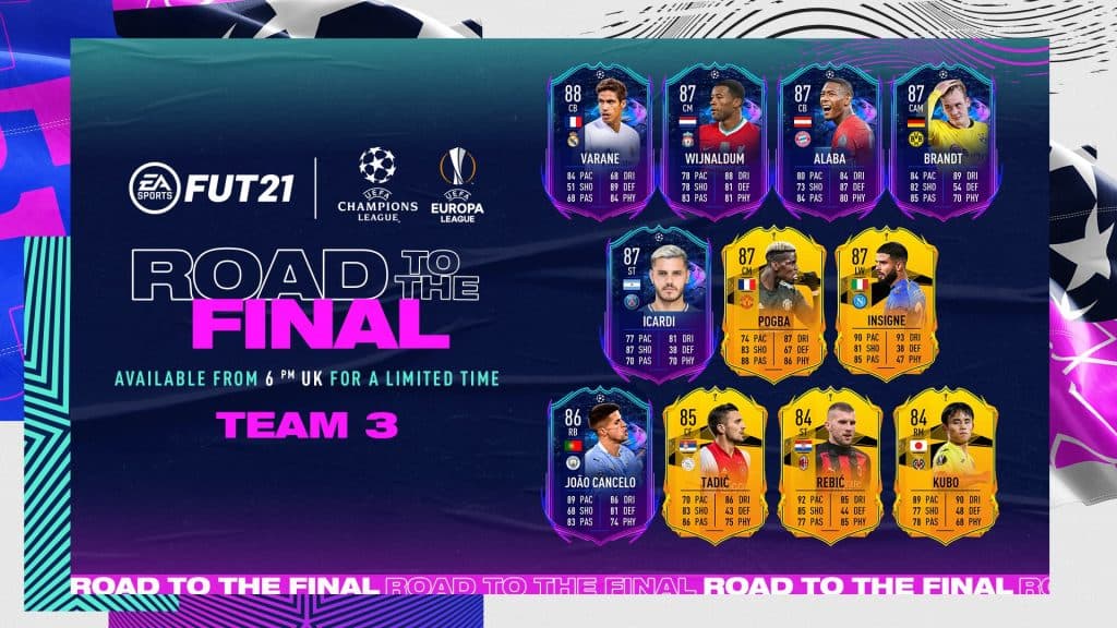 All FIFA 23 Road to the Final (RTTF) promo leaks from the UEFA