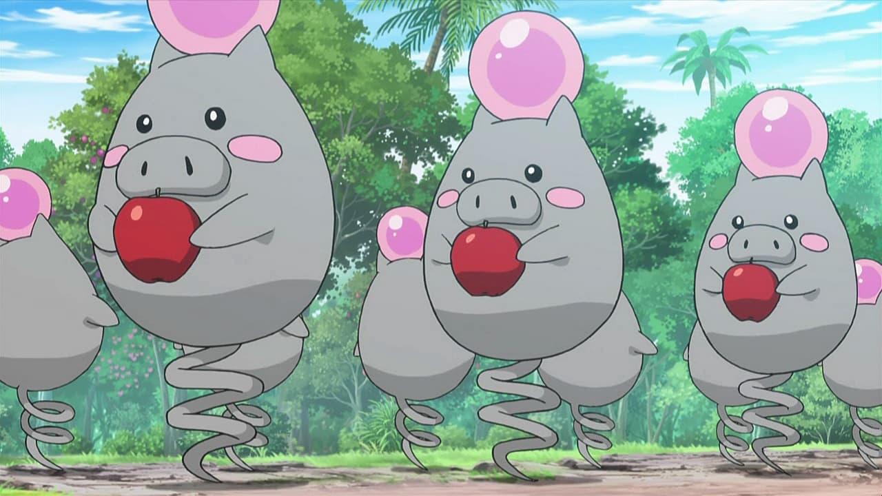 Spoink in the anime