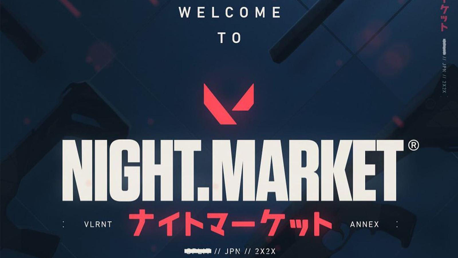 What is the Valorant NightMarket Skin discounts rotation more
