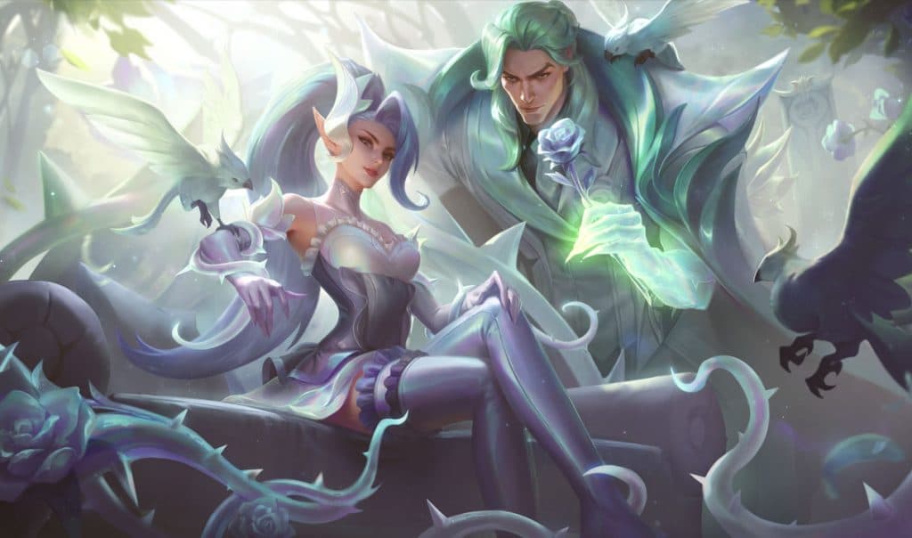 Crystal Rose Swain and Zyra in League of Legends