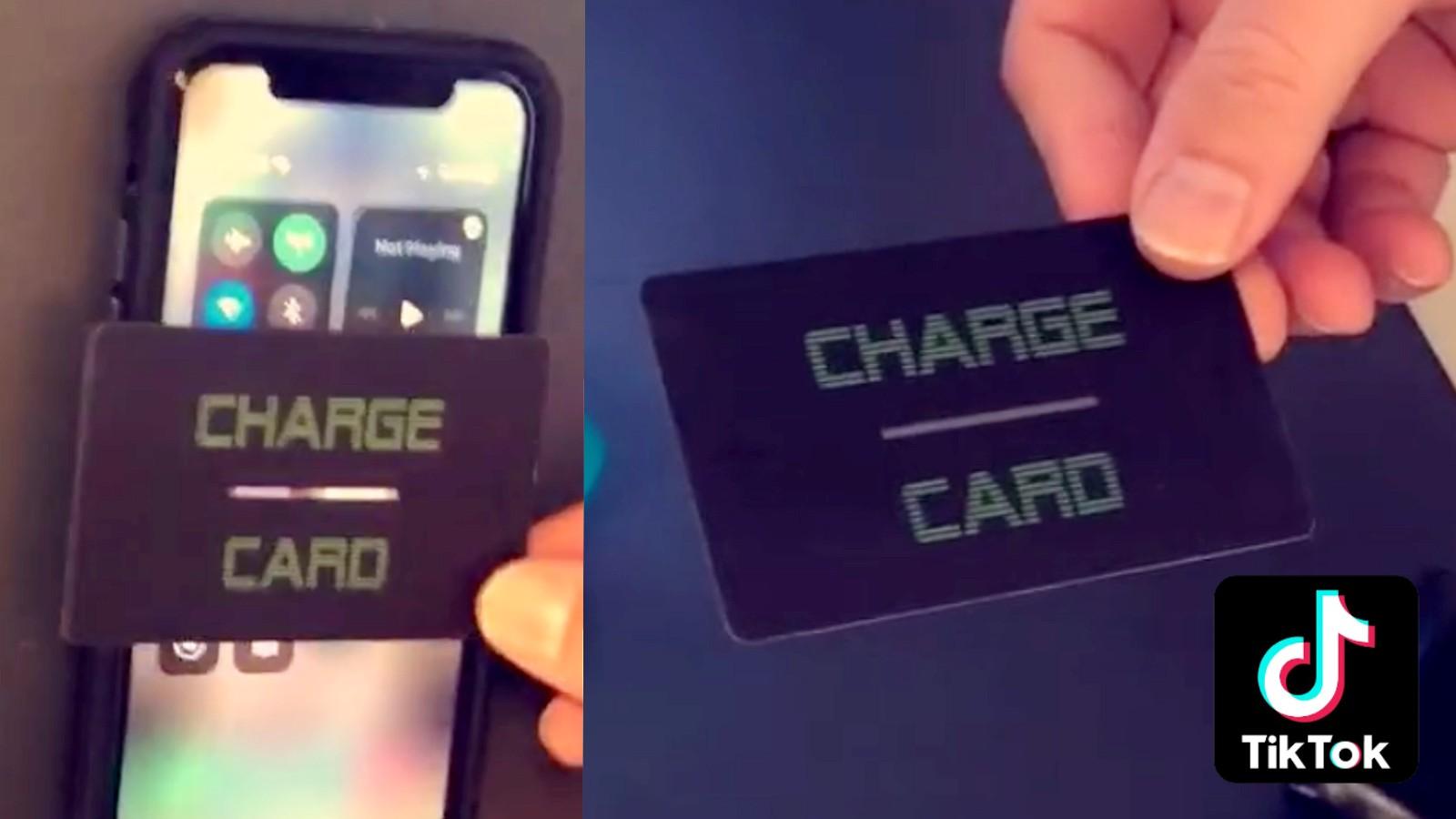 Is viral TikTok 'charge card' phone charger real & can you get one? -  Dexerto