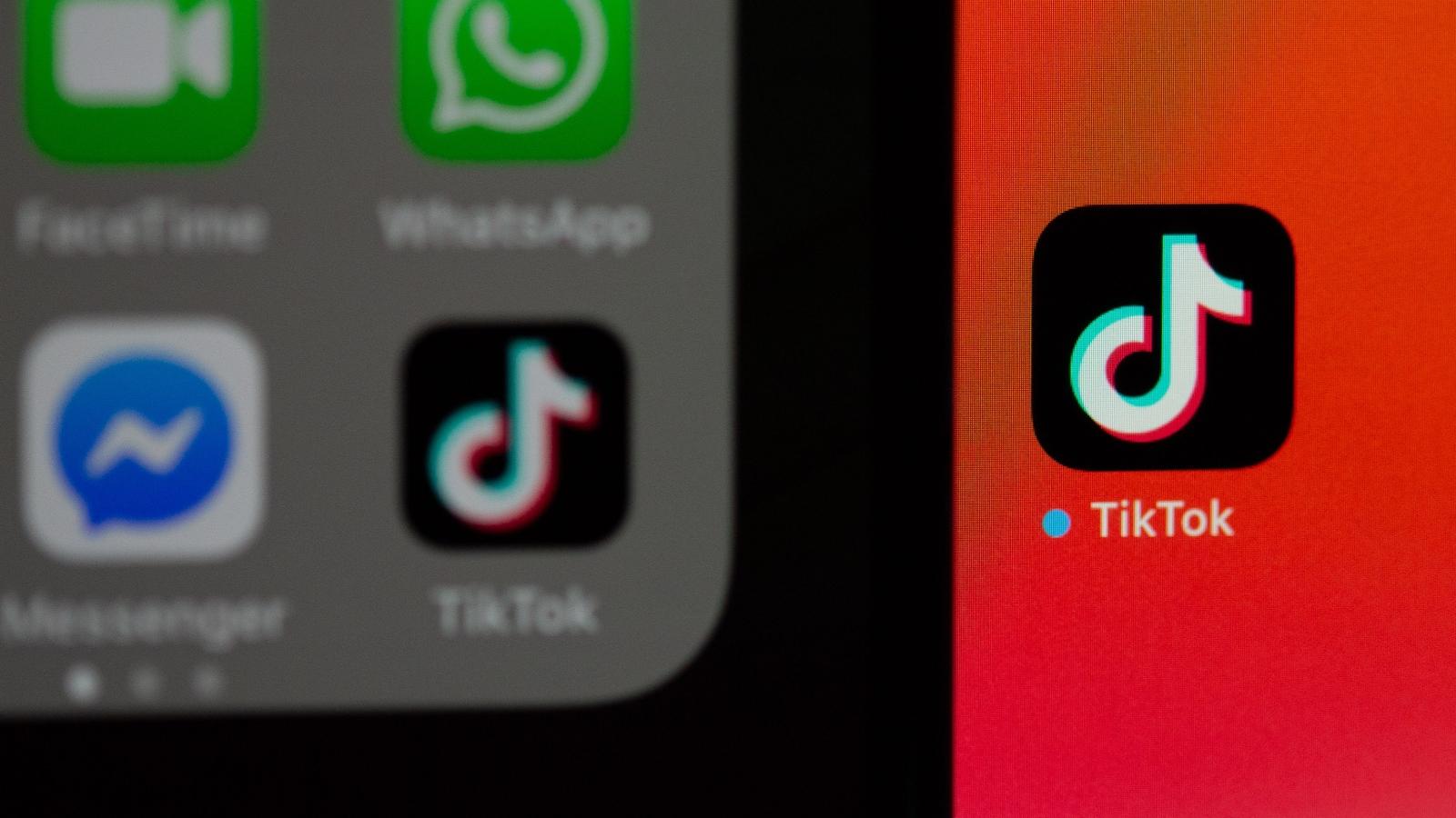 TikTok new app notification