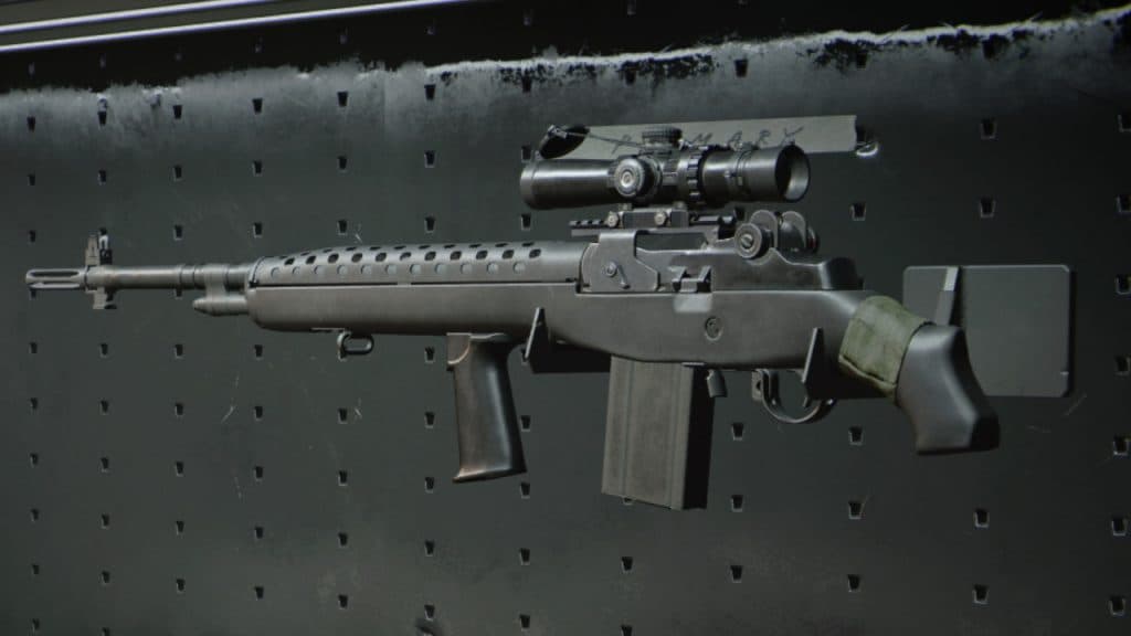 Infamous DMR 14 marksman rifle in Call of Duty: Black Ops Cold War