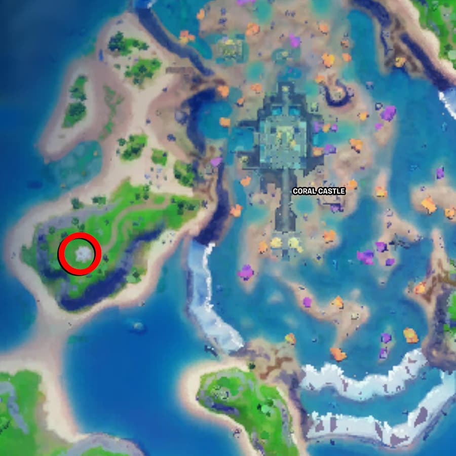 Coral Cove love potion location