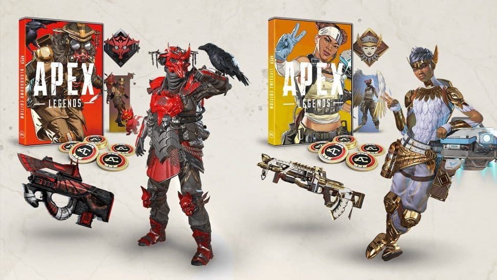 Apex Legends editions for Bloodhound and Lifeline
