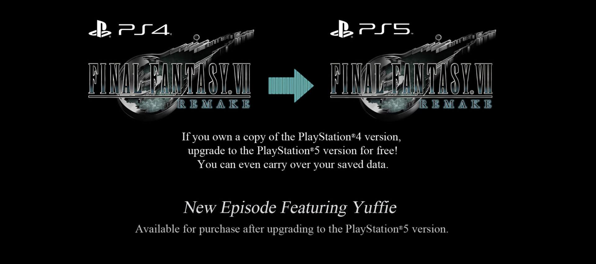 Final Fantasy VII Remake Intergrade update – Yuffie episode DLC