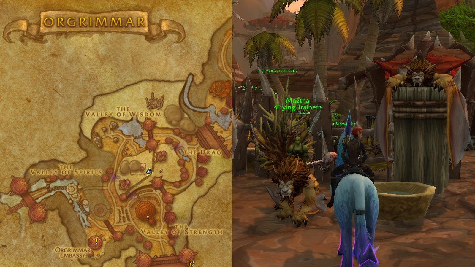 Alliance Flying Mounts - Where to find mounts in World of Warcraft