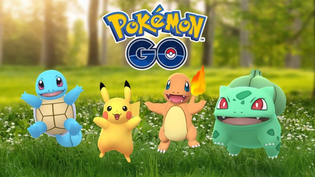 Screenshot of Pokemon Go Kanto Celebration.