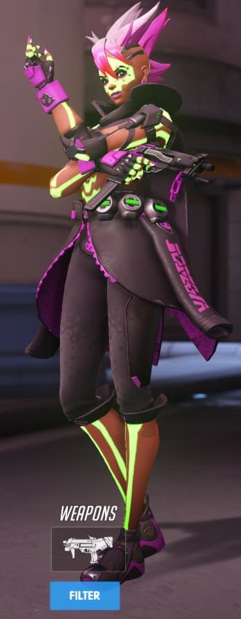 Sombra Los Muertos skin Overwatch