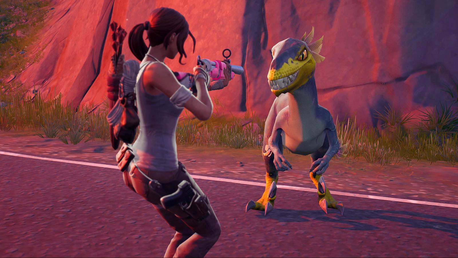 Fortnite Season Intros Dinos & Transformers In Collapsed Island