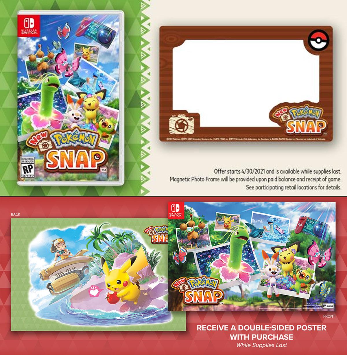 new pokemon snap preorder bonuses