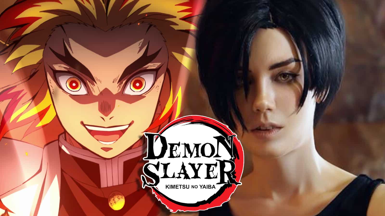 Cosplay de Rengoku de Demon Slayer