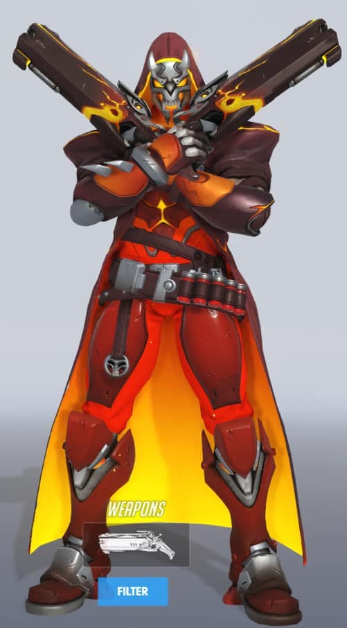 Overwatch Reaper hellfire skin
