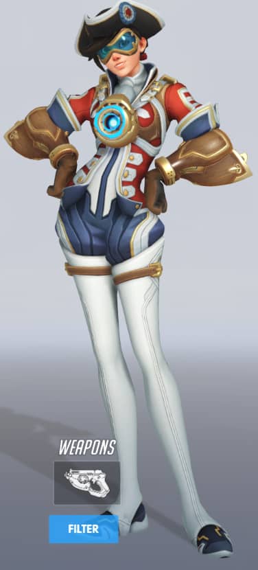 Overwatch Tracer Cavalry skin