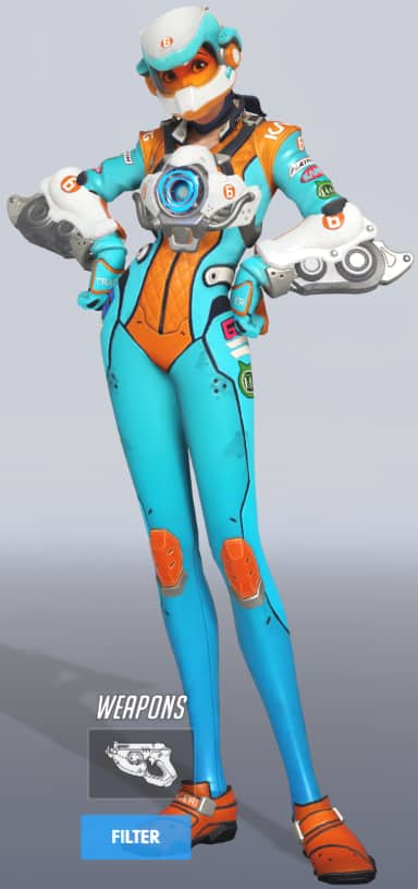 Overwatch Tracer Mach T skin