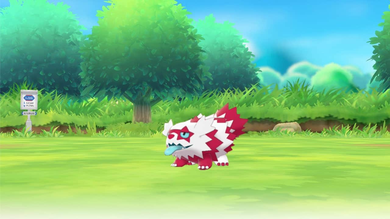 shiny galarian zigzagoon pokemon go