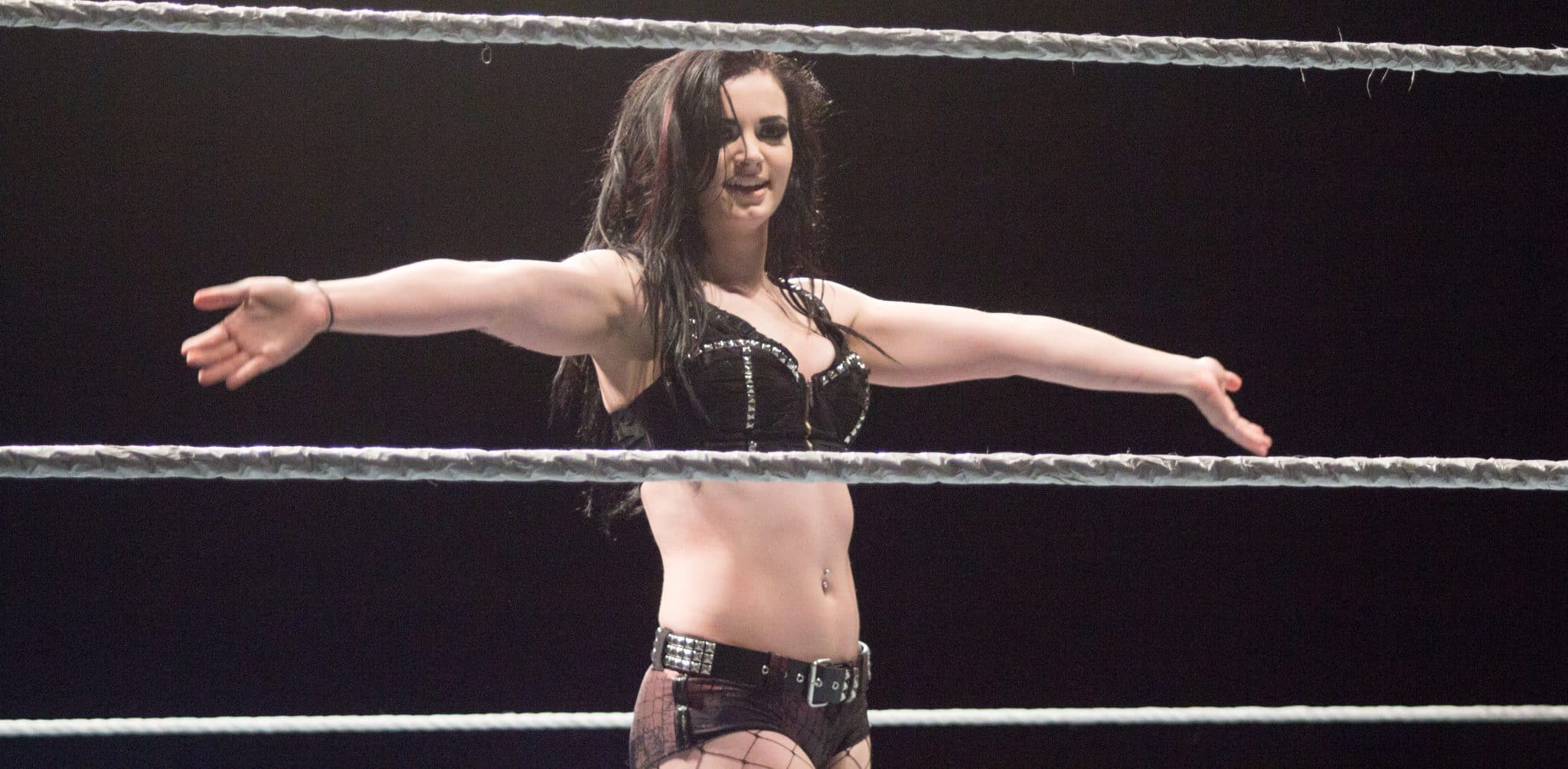Paige at WWE event