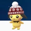 winter beanie pichu pokemon go