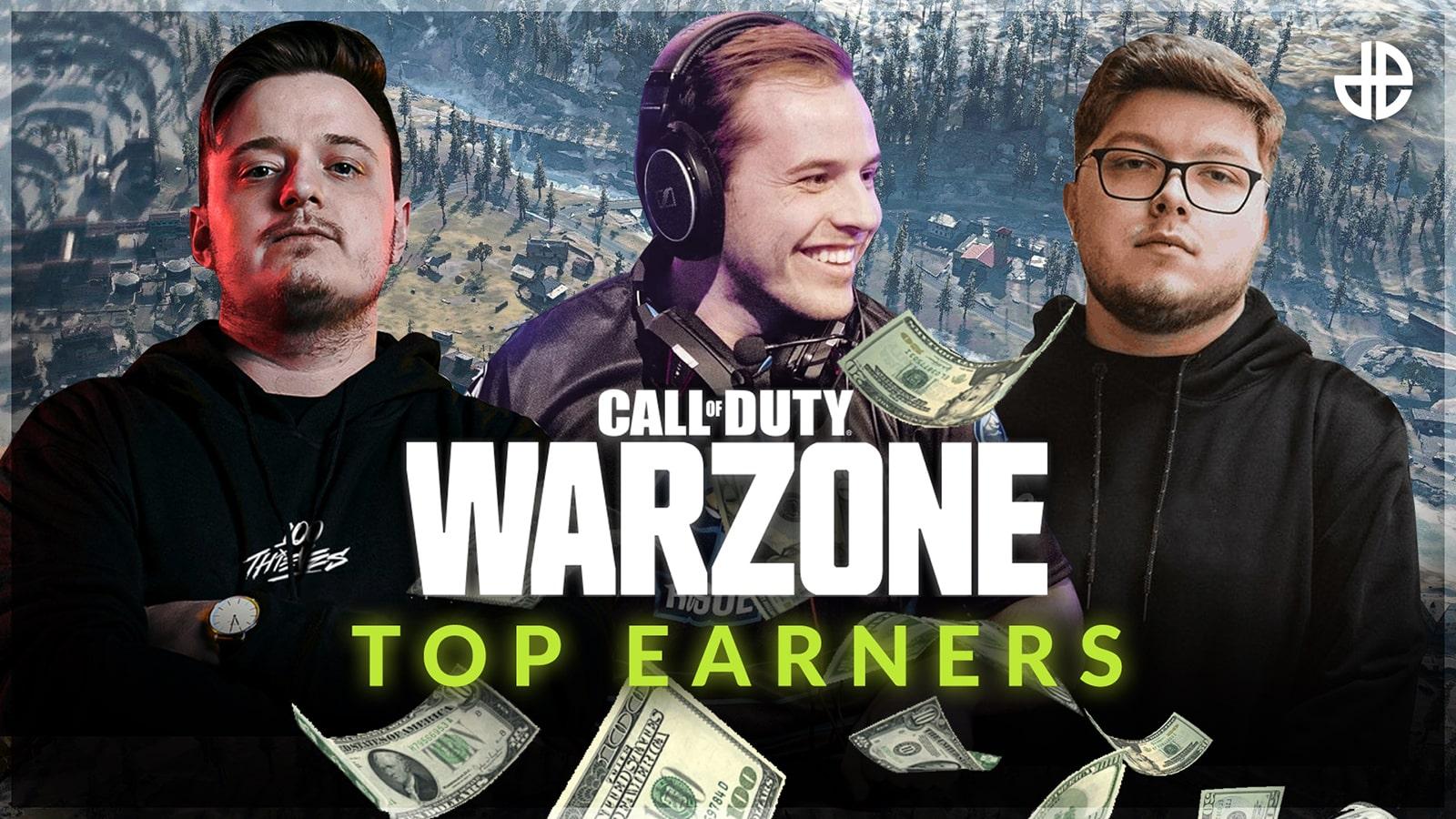 CoD Warzone top streamers 2023