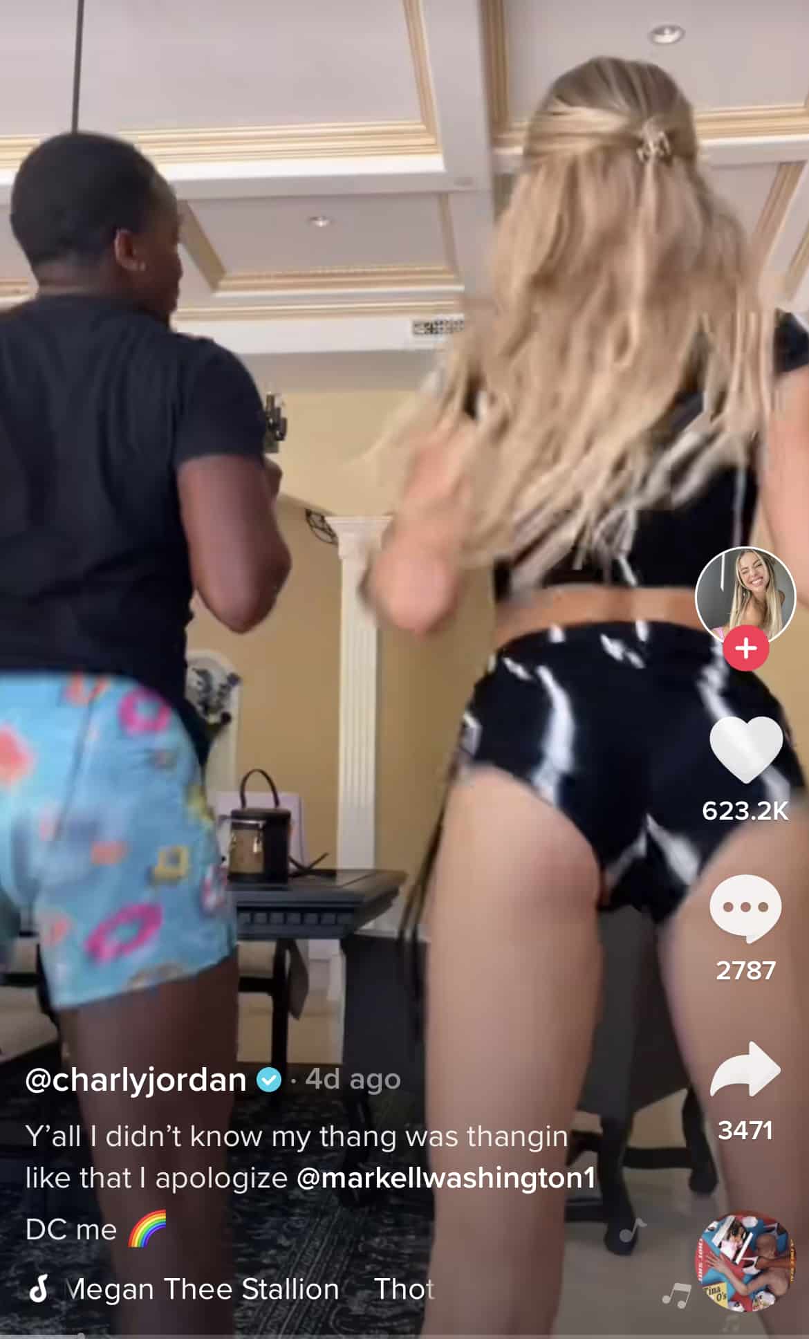 charly jordan tiktok dance credit