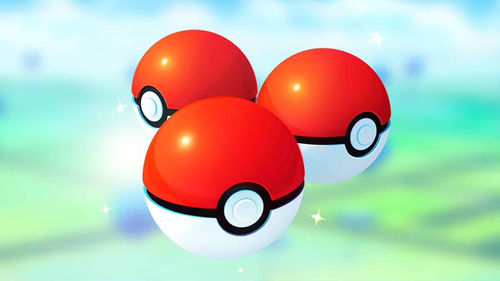 3 Poke Balls from Pokemon Go