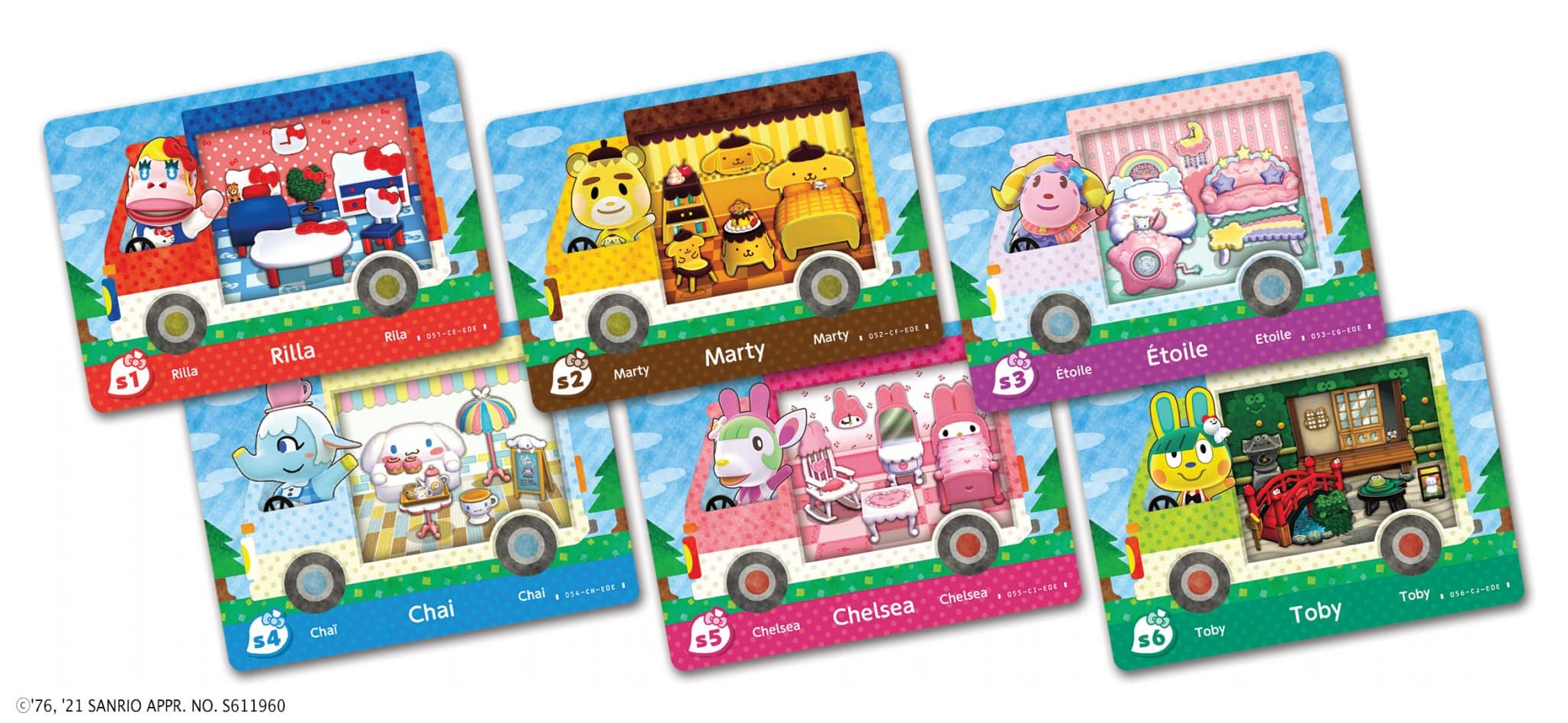 sanrio amiibo cards animal crossing new horizons