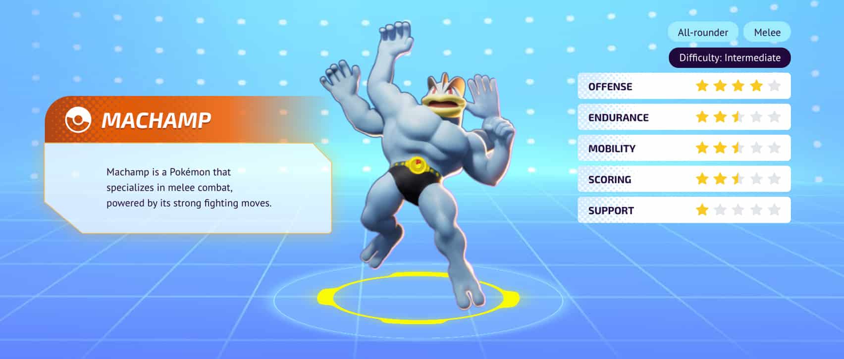 Pokémon Unite Machamp – build, items, and moves