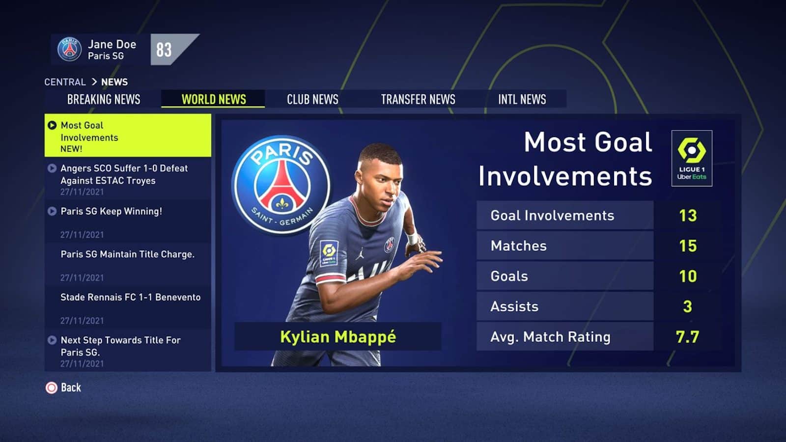 How many years does FIFA 22 career mode last?