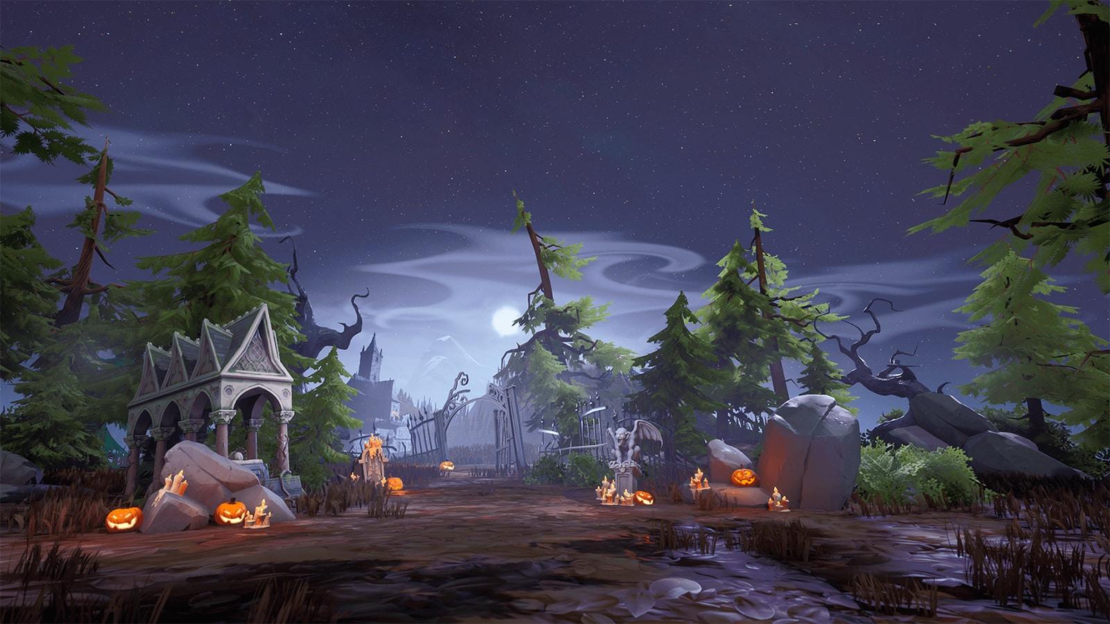 The new Halloween lobby in Fortnite Season 8