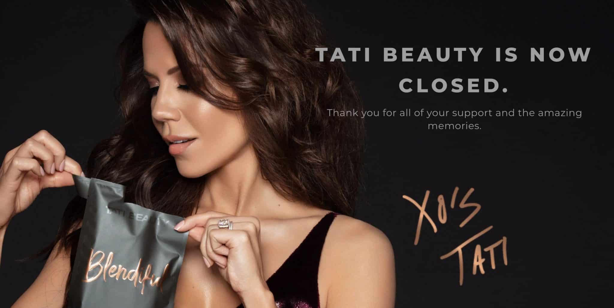 Image of Tati Westbrook on the Tati Beauty website